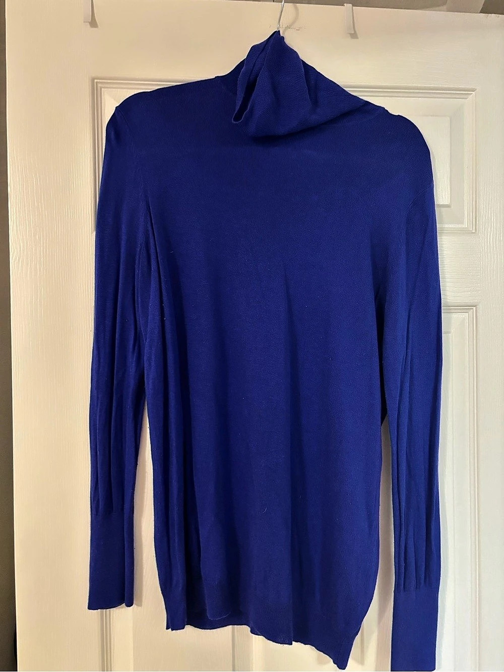 Gap Pure Turtleneck Sweater Blue Small